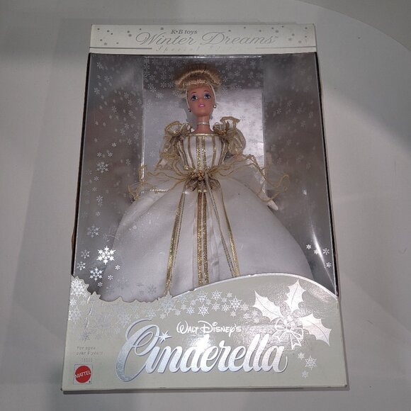 Barbie Other - Disney Barbie Doll KB Toys Winter Dreams Cinderella Special Edition 1997-NIB VTG